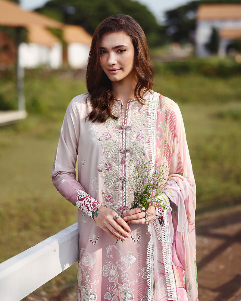 Mushq | Solace Ombre Chikankari | Dew Drift - by Libayah - Registered Vendor of : Mushq - 100% Original Designer Dress