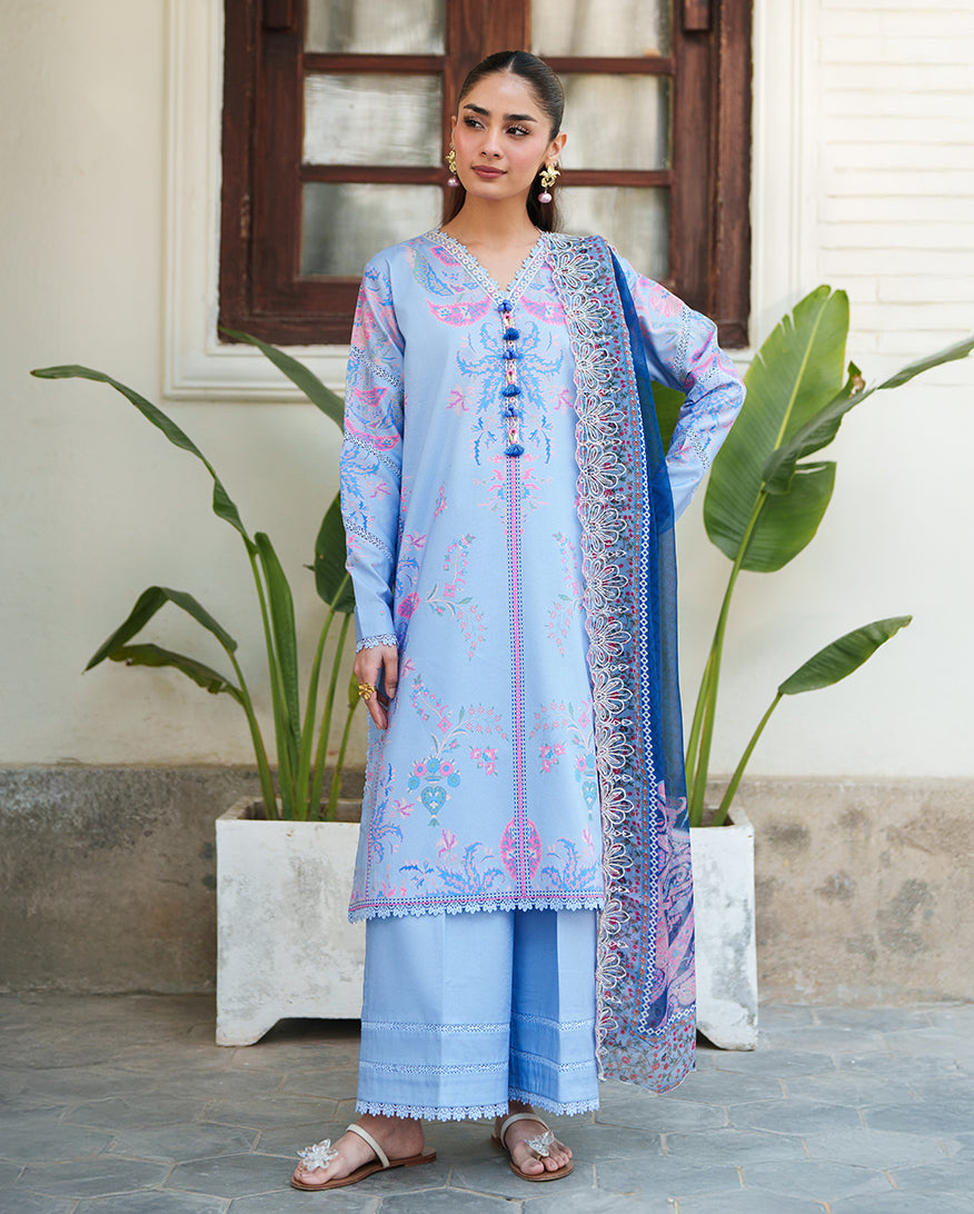 Roheenaz | Whispered Florals | Dewlight Bloom - Designer Dress - Type : Ladies Clothes - Available at Libayah - 100% Original