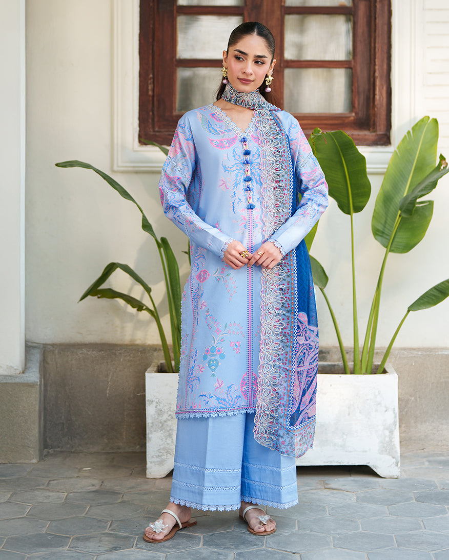 Roheenaz | Whispered Florals | Dewlight Bloom - Designer Dress - Type : Ladies Clothes - Available at Libayah - 100% Original