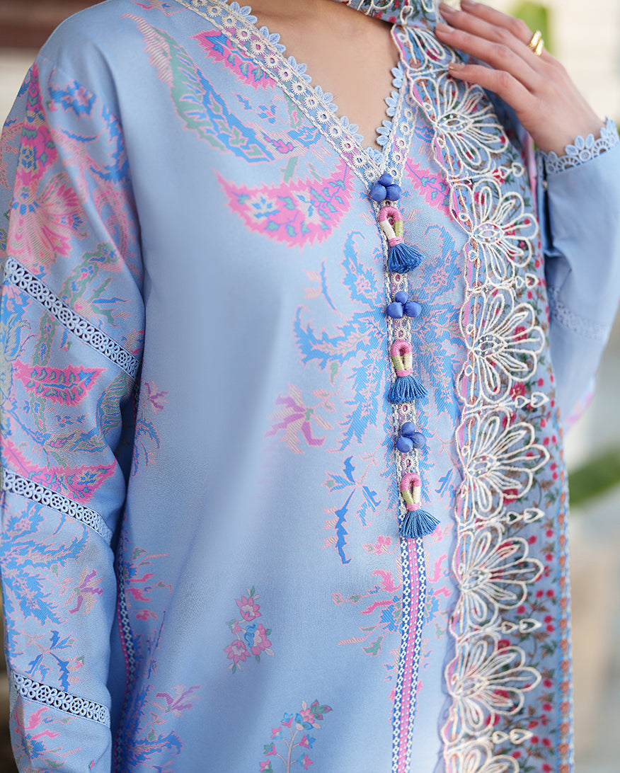 Roheenaz | Whispered Florals | Dewlight Bloom - Designer Dress - Type : Ladies Clothes - Available at Libayah - 100% Original