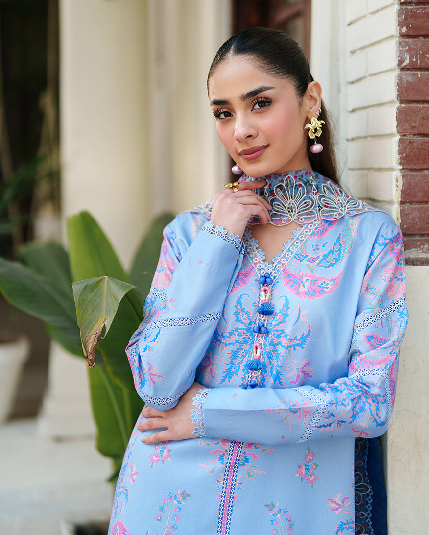 Roheenaz | Whispered Florals | Dewlight Bloom - Designer Dress - Type : Ladies Clothes - Available at Libayah - 100% Original