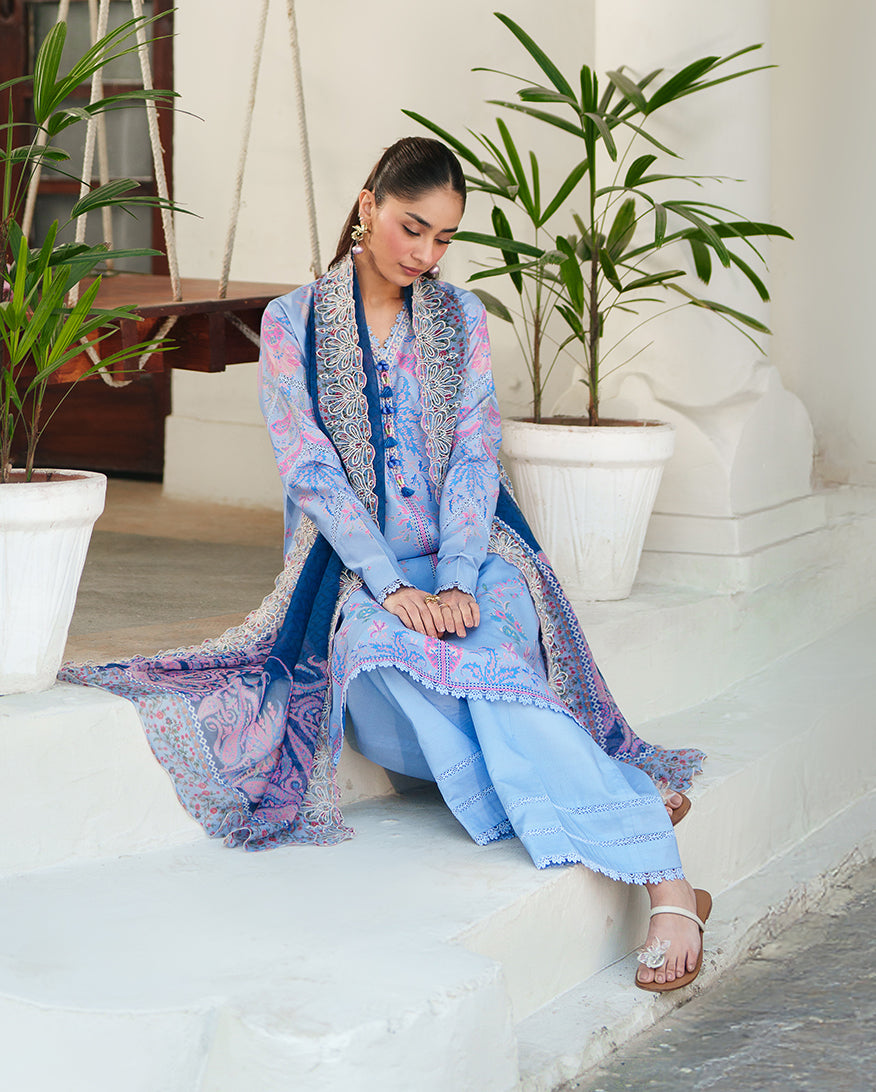 Roheenaz | Whispered Florals | Dewlight Bloom - Designer Dress - Type : Ladies Clothes - Available at Libayah - 100% Original