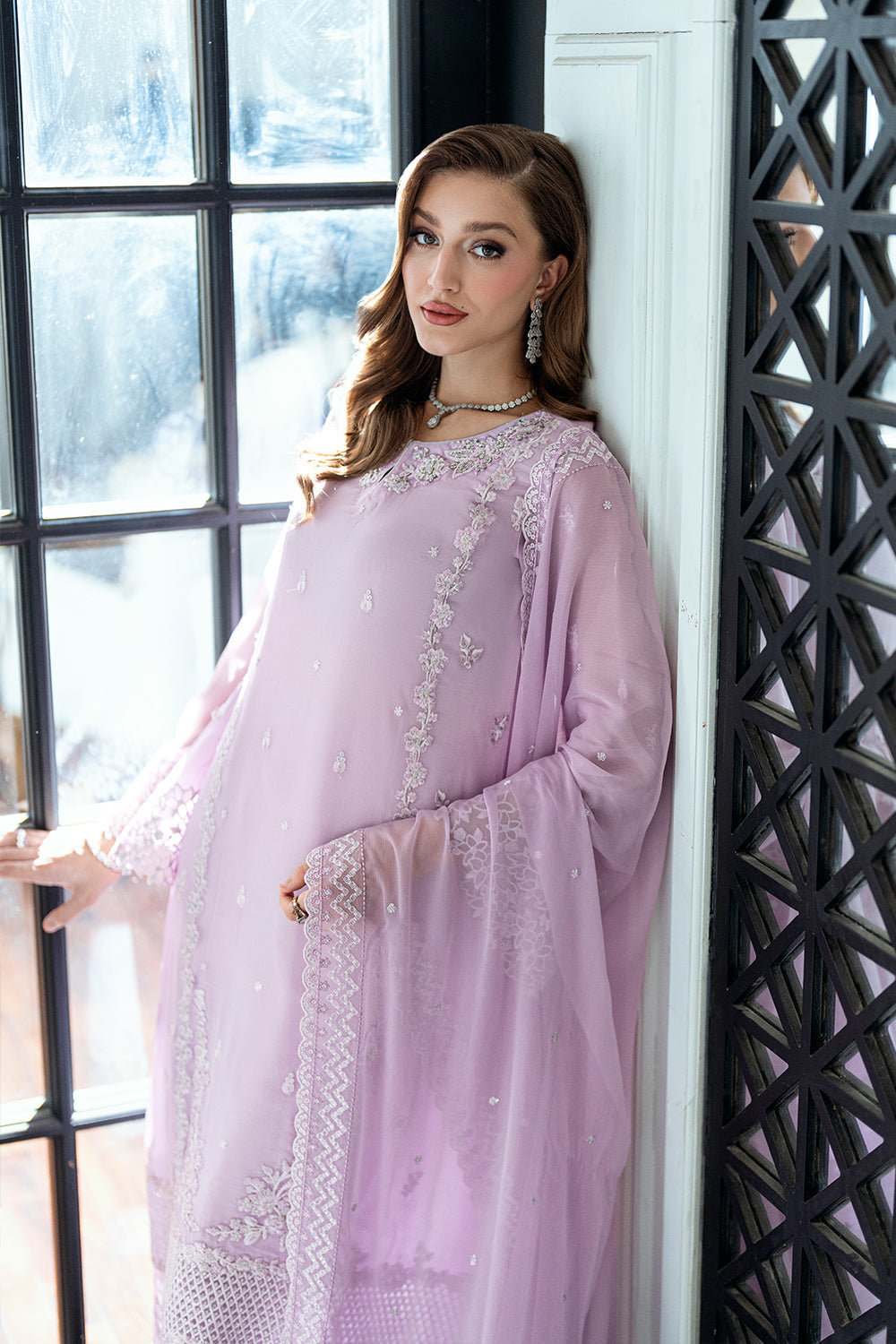 Azure | Ensembles | Dewy Lavender by Azure - Designer Dress  - Type : Ladies Clothes - Available at Libayah - 100% Original 