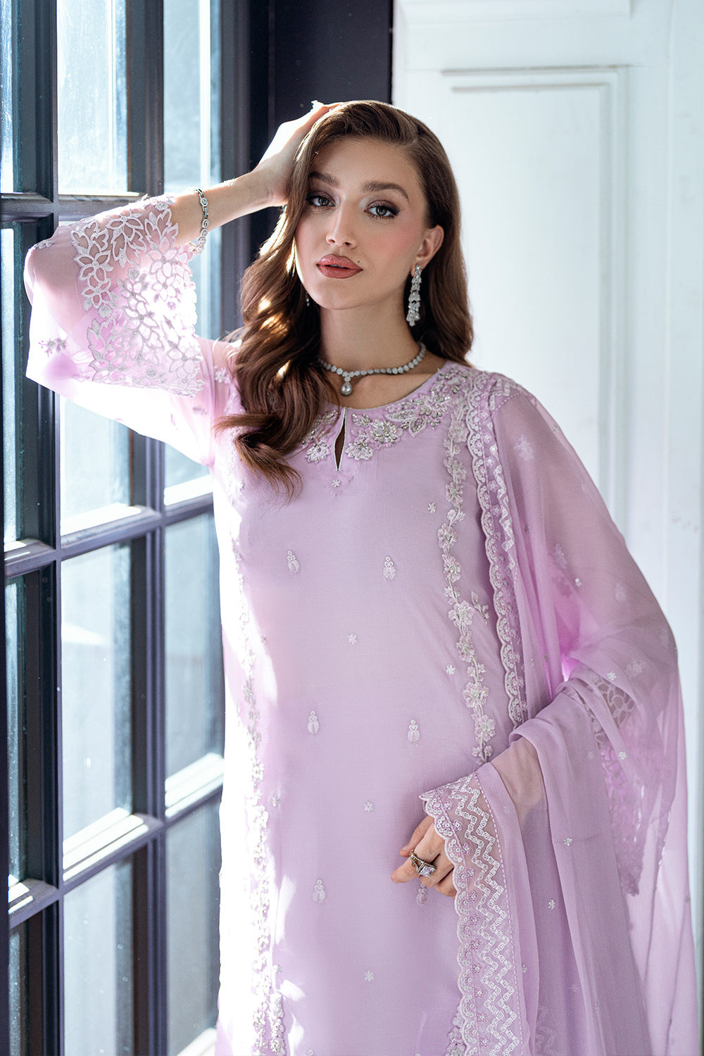 Azure | Ensembles | Dewy Lavender by Azure - Designer Dress  - Type : Ladies Clothes - Available at Libayah - 100% Original 