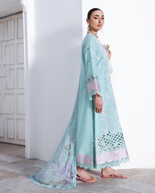 Roheenaz | Floral Reverie Luxury Lawn | Dewy Mist by Roheenaz - Designer Dress  - Type : Ladies Clothes - Available at Libayah - 100% Original 
