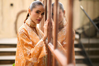 Dhanak | Lawn Collection SS-24 | 3190-Orange by Dhanak - Designer Dress - Type: Ladies Clothes - Available at Libayah - 100% Original