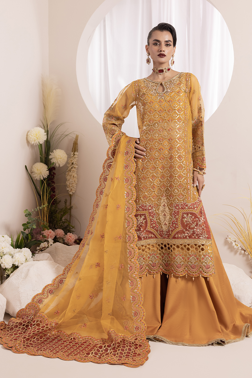 Diara Couture | Aaraish Formals | ZAFIA - US-646 by Diara Couture - Designer Dress - Type: Ladies Clothes - Available at Libayah - 100% Original