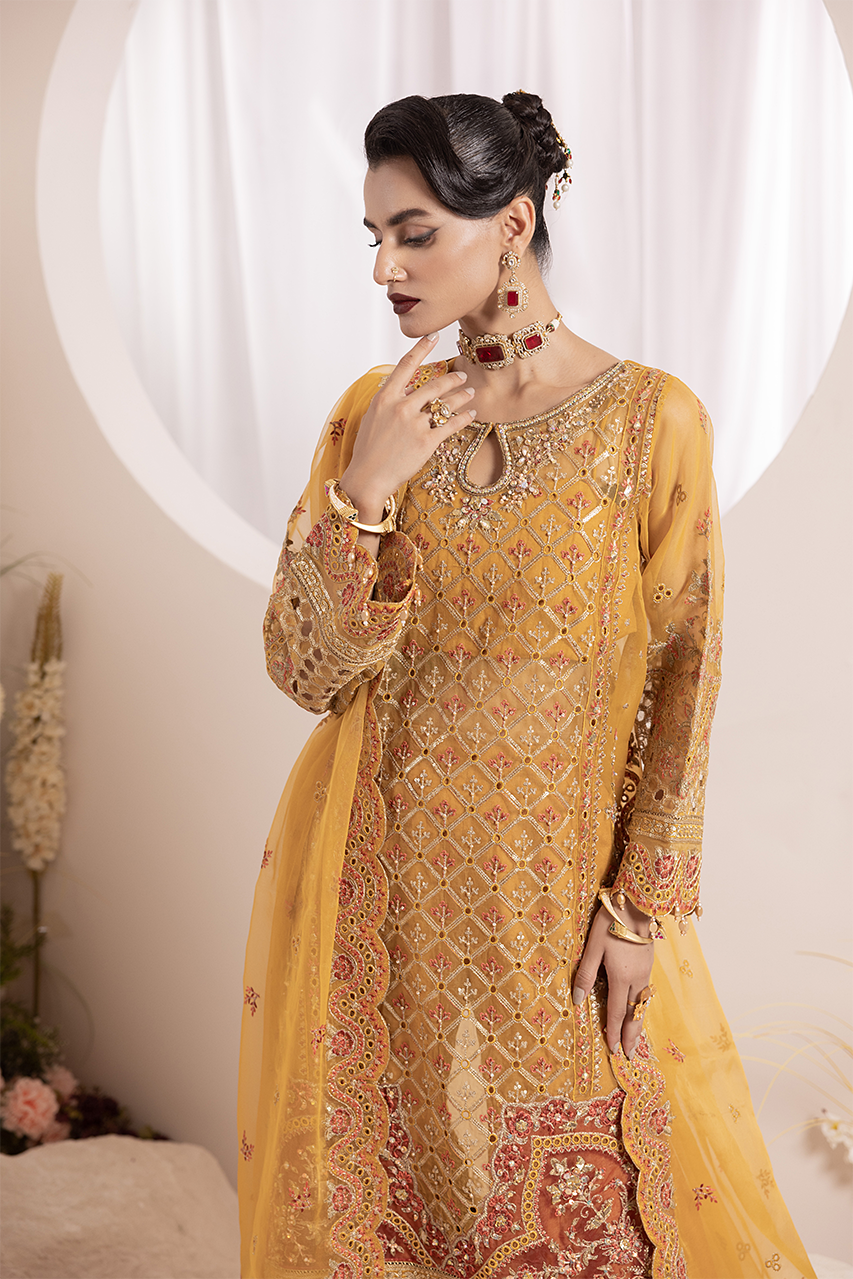 Diara Couture | Aaraish Formals | ZAFIA - US-646 by Diara Couture - Designer Dress - Type: Ladies Clothes - Available at Libayah - 100% Original