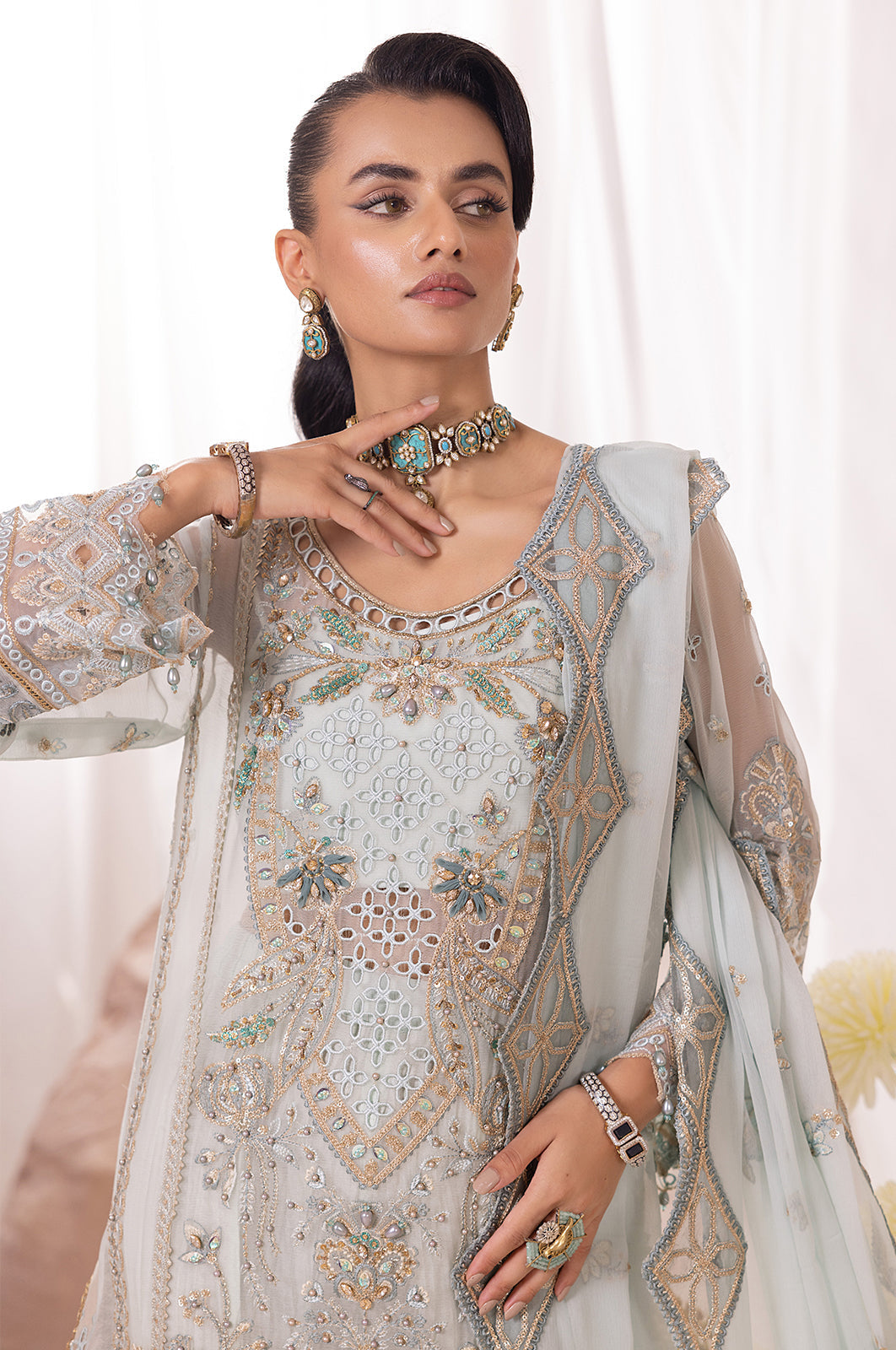Diara Couture | Aaraish Formals | ASMAA - SF-13 by Diara Couture - Designer Dress - Type: Ladies Clothes - Available at Libayah - 100% Original