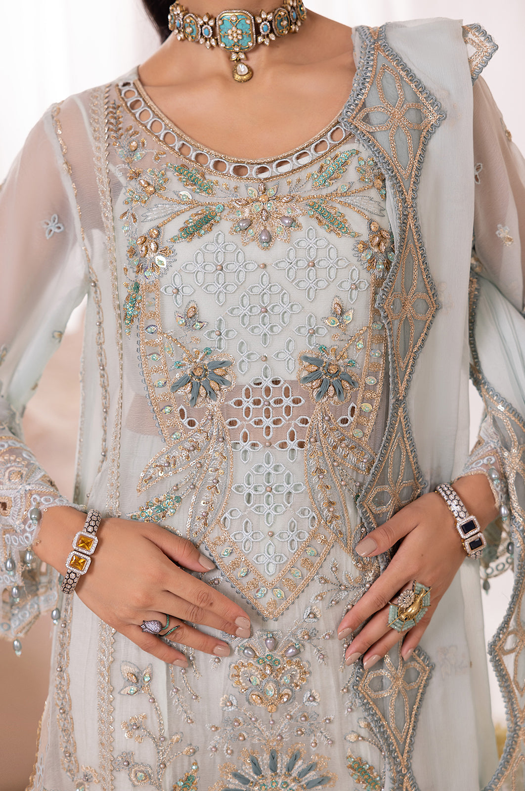 Diara Couture | Aaraish Formals | ASMAA - SF-13 by Diara Couture - Designer Dress - Type: Ladies Clothes - Available at Libayah - 100% Original