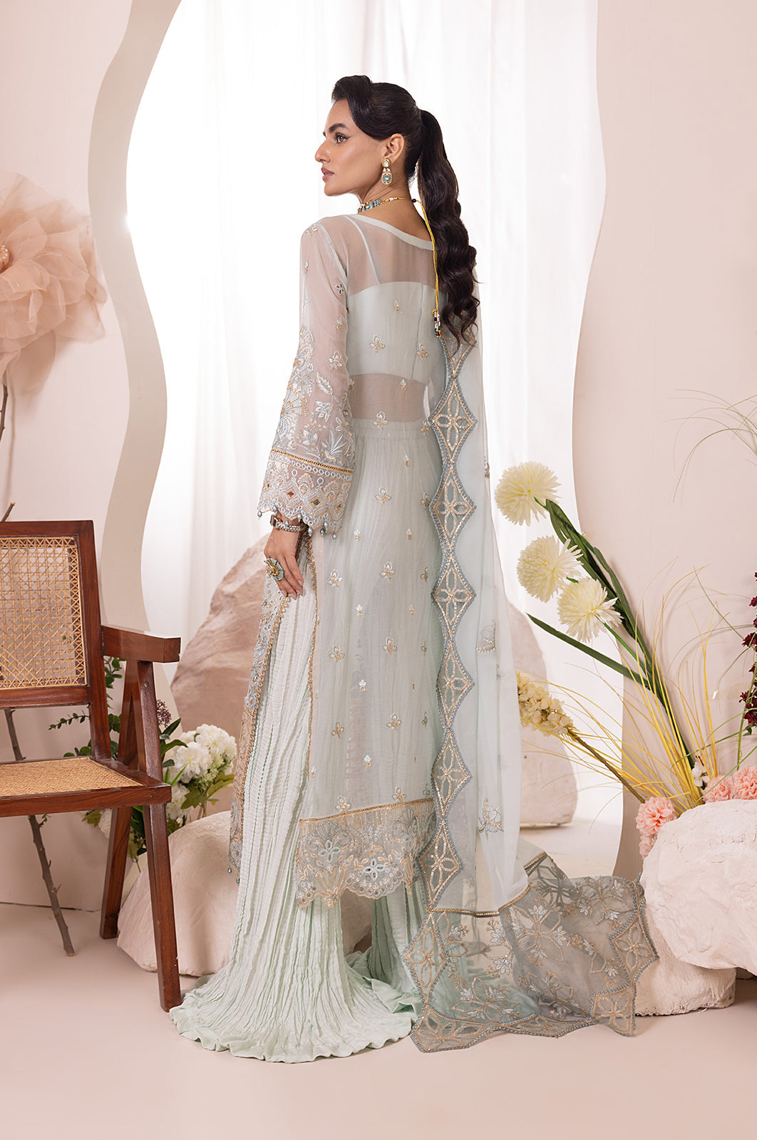 Diara Couture | Aaraish Formals | ASMAA - SF-13 by Diara Couture - Designer Dress - Type: Ladies Clothes - Available at Libayah - 100% Original