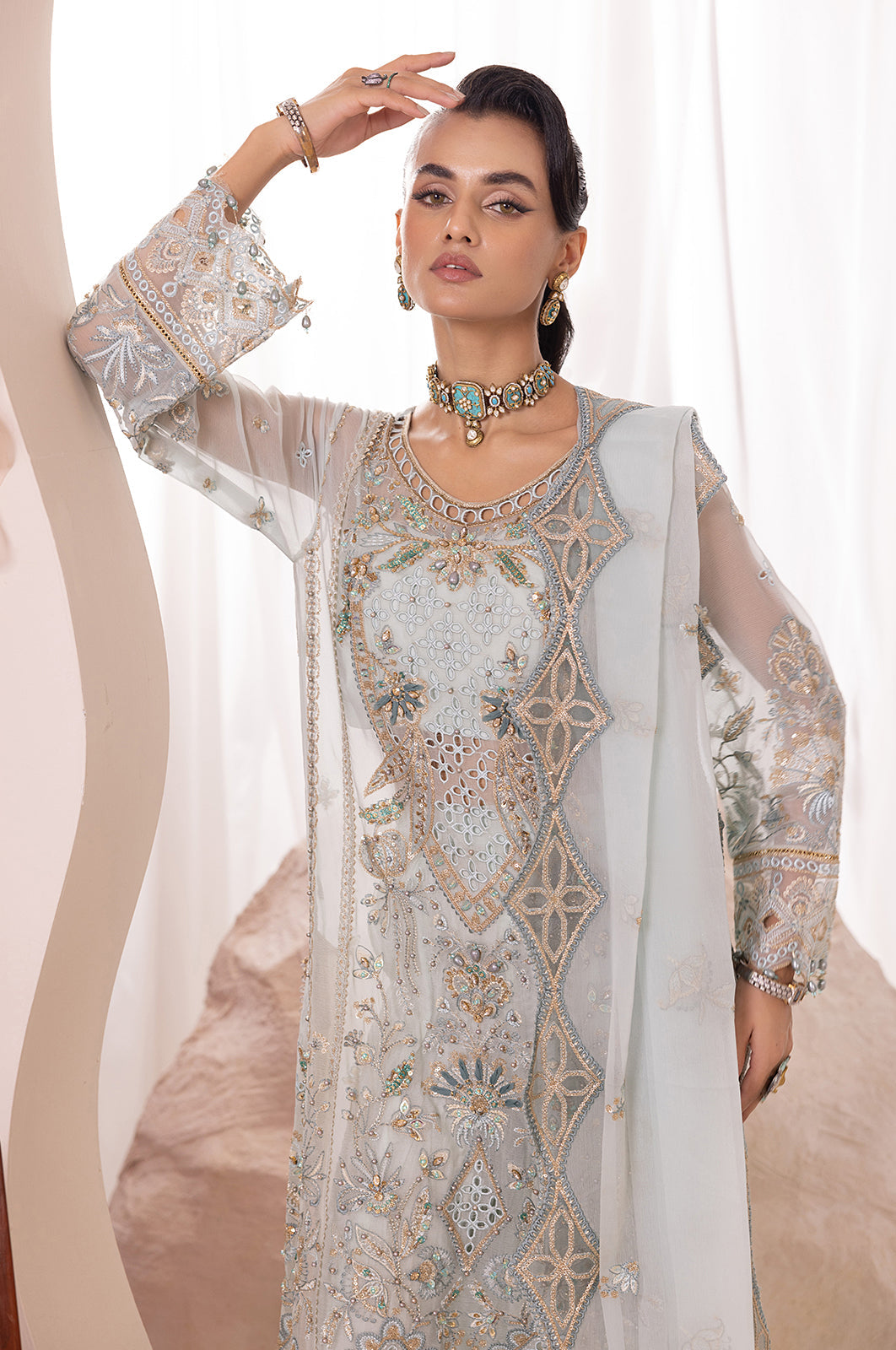 Diara Couture | Aaraish Formals | ASMAA - SF-13 by Diara Couture - Designer Dress - Type: Ladies Clothes - Available at Libayah - 100% Original