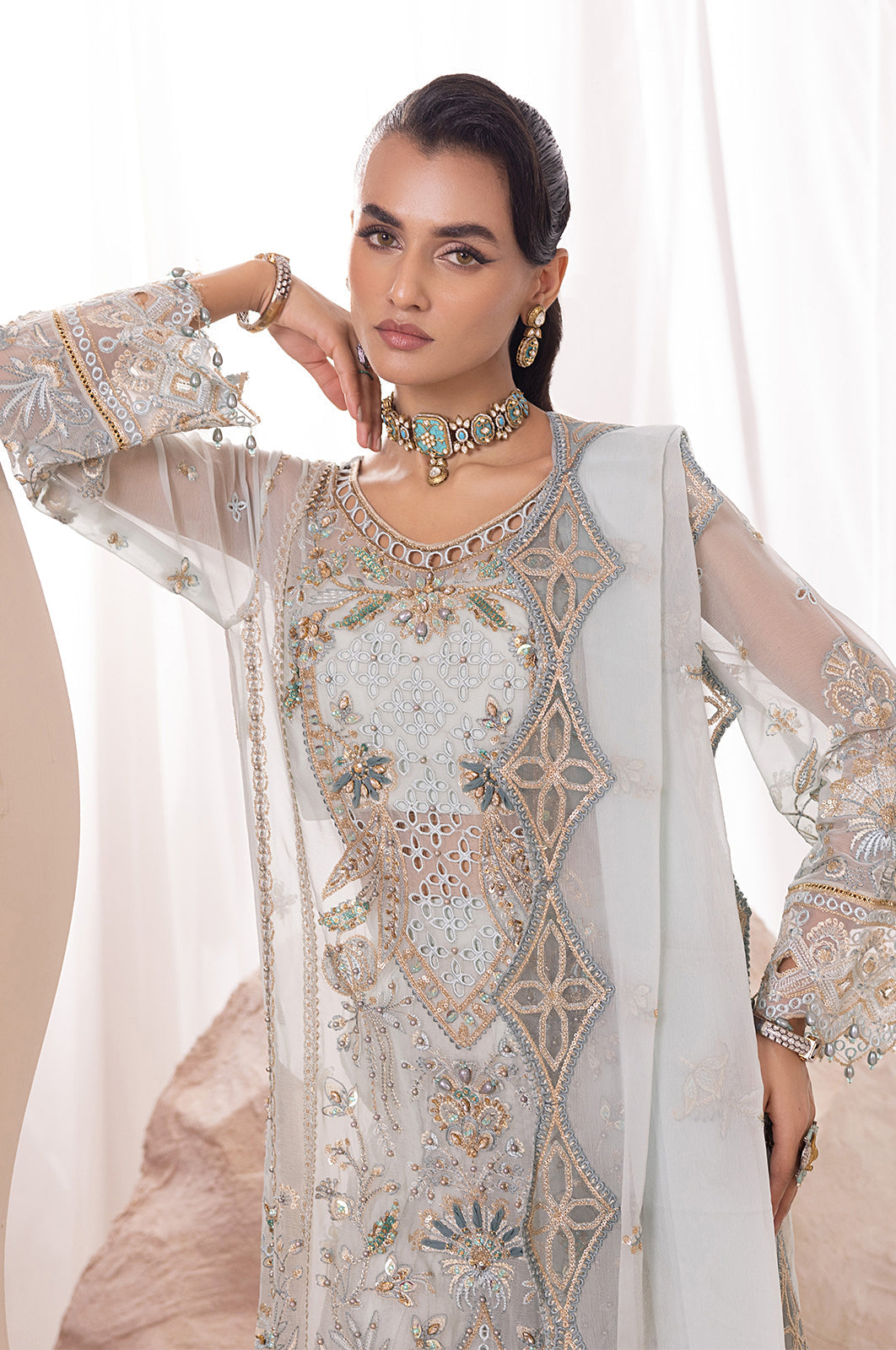 Diara Couture | Aaraish Formals | ASMAA - SF-13 by Diara Couture - Designer Dress - Type: Ladies Clothes - Available at Libayah - 100% Original