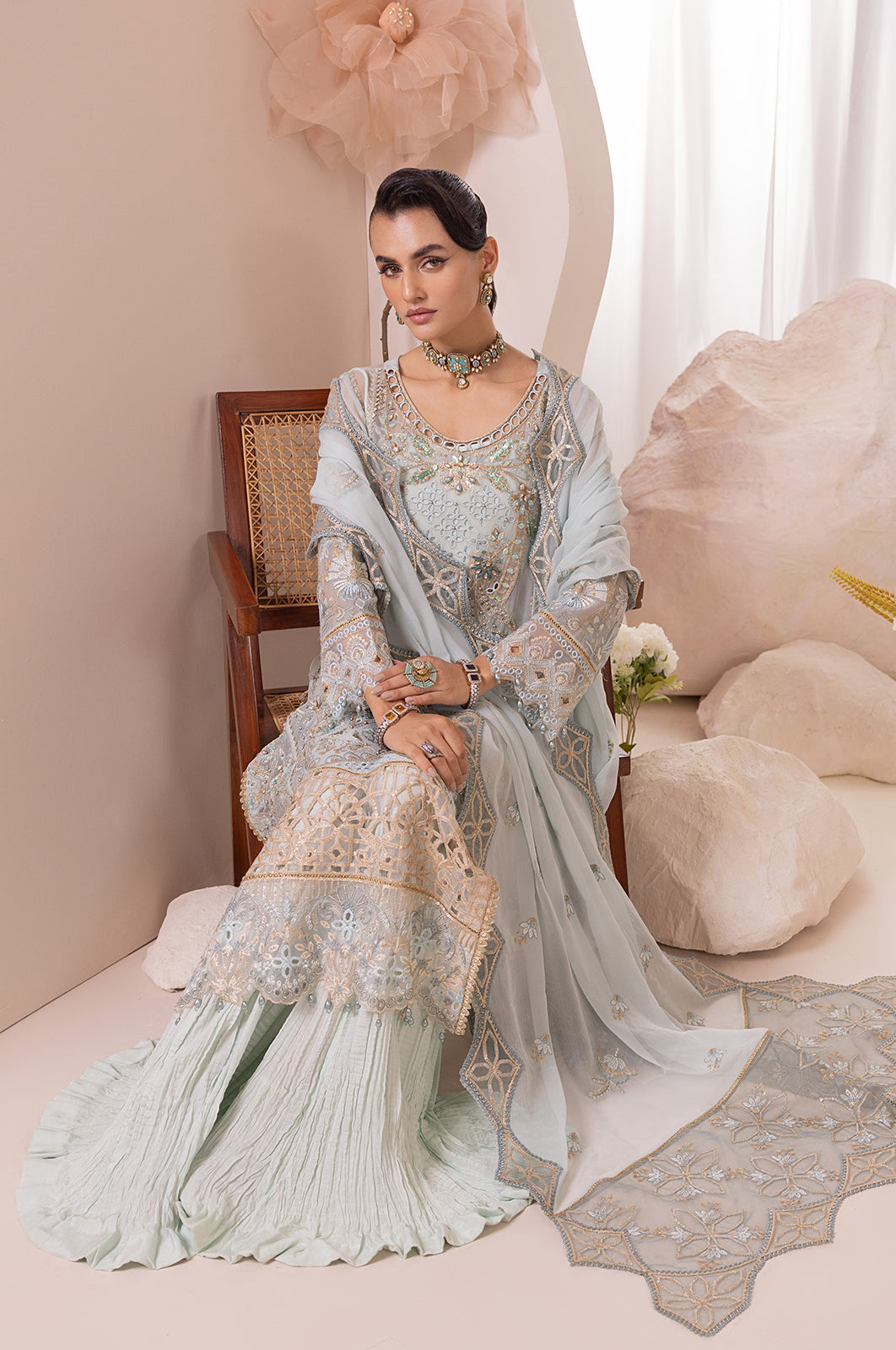 Diara Couture | Aaraish Formals | ASMAA - SF-13 by Diara Couture - Designer Dress - Type: Ladies Clothes - Available at Libayah - 100% Original