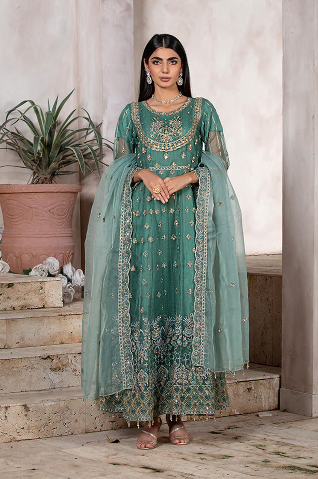 Diara Couture | Abrish Wedding Formals | MEHRAB by Diara Couture - Designer Dress - Type: Ladies Clothes - Available at Libayah - 100% Original