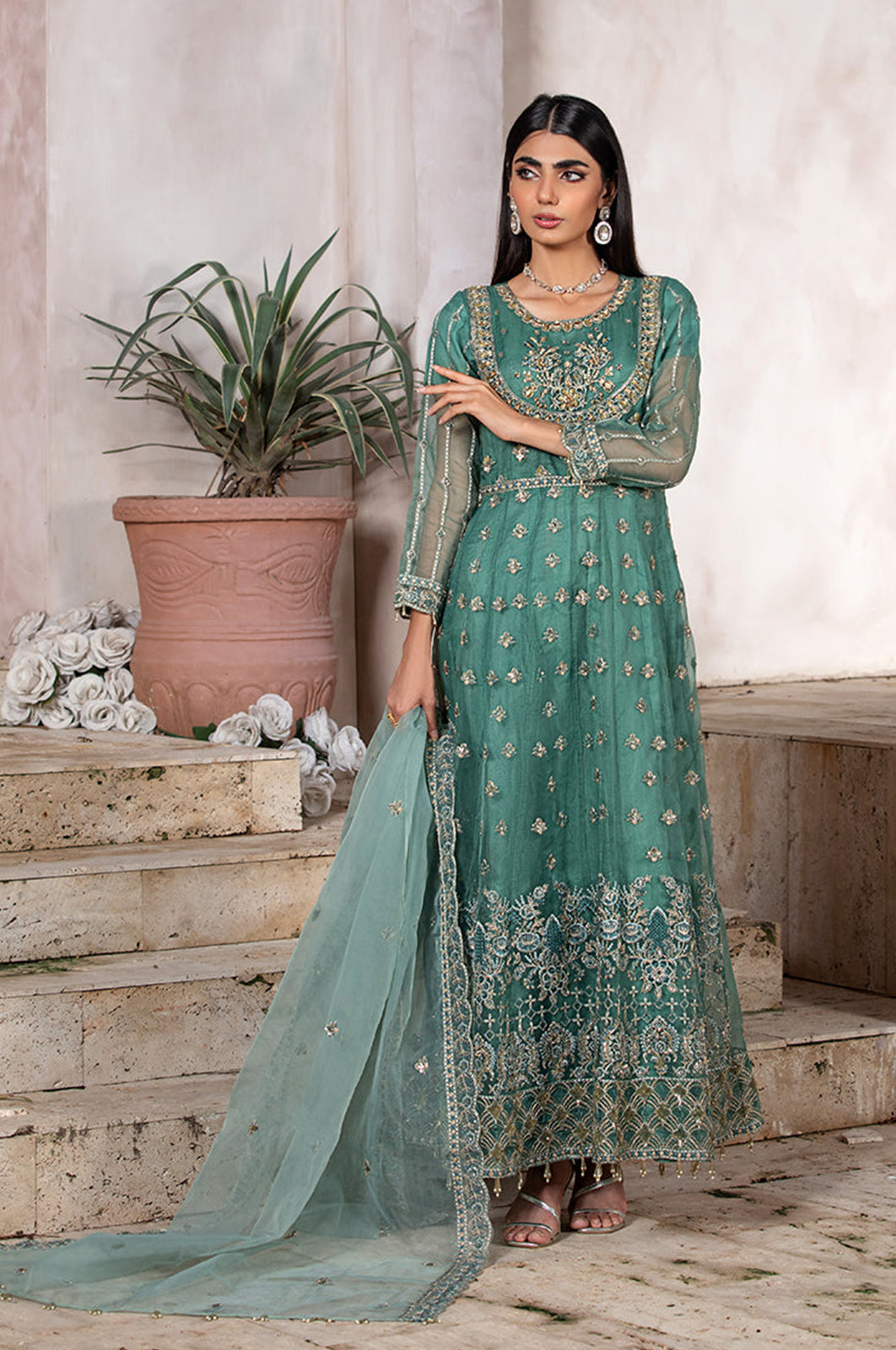 Diara Couture | Abrish Wedding Formals | MEHRAB by Diara Couture - Designer Dress - Type: Ladies Clothes - Available at Libayah - 100% Original