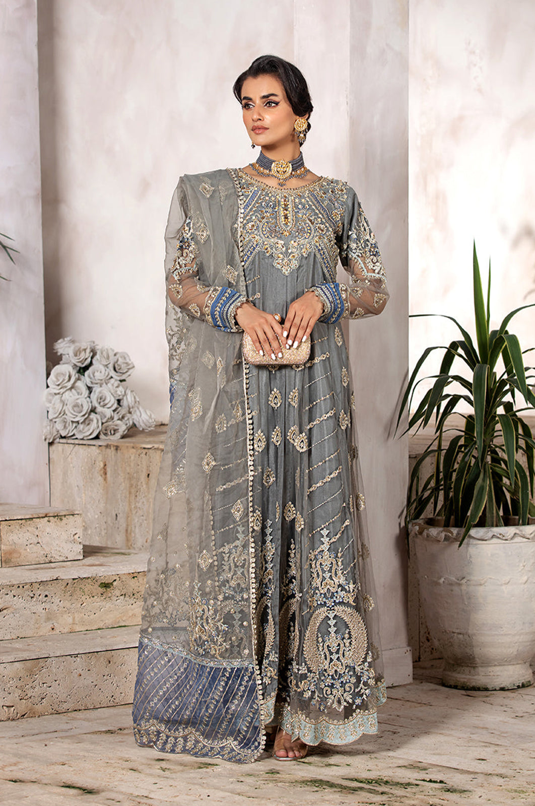 Diara Couture | Abrish Wedding Formals | RUTAAB by Diara Couture - Designer Dress - Type: Ladies Clothes - Available at Libayah - 100% Original