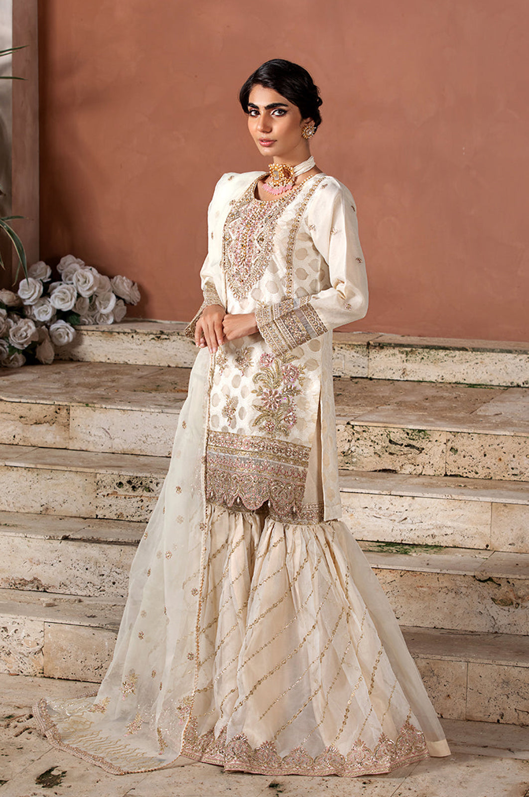 Diara Couture | Tabeer Wedding Formals | SHAHNOOR by Diara Couture - Designer Dress - Type: Ladies Clothes - Available at Libayah - 100% Original