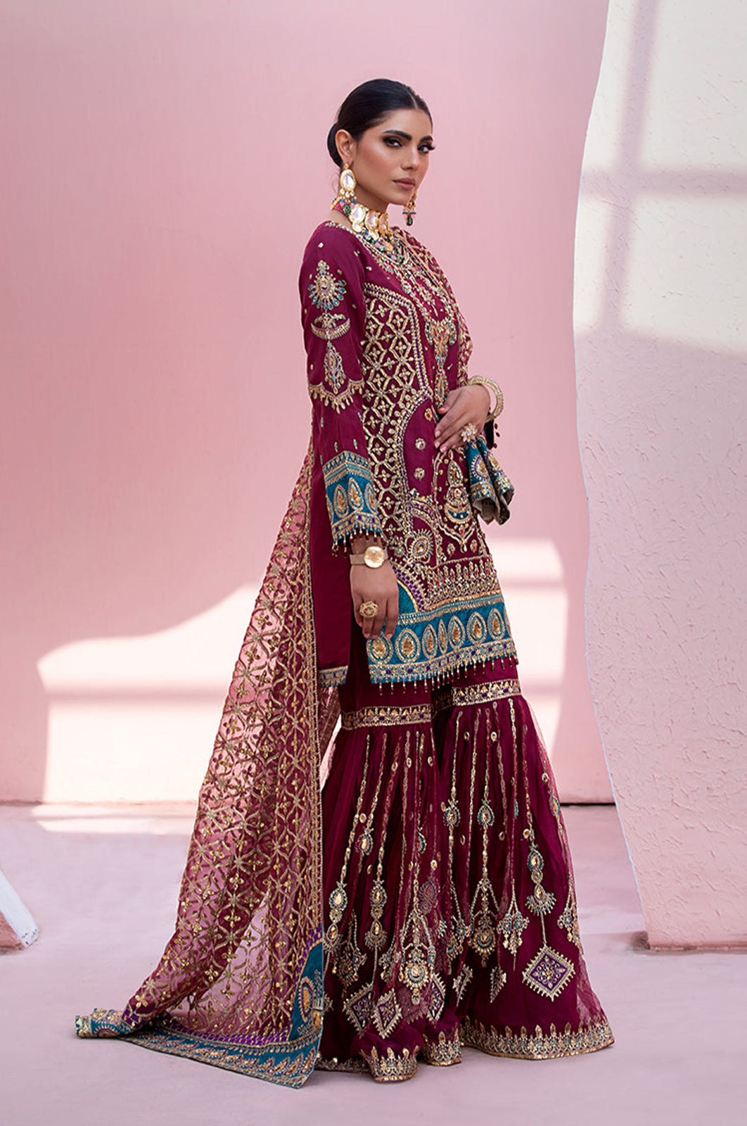 Diara Couture | Tabeer Wedding Formals | ZONAISHA by Diara Couture - Designer Dress - Type: Ladies Clothes - Available at Libayah - 100% Original