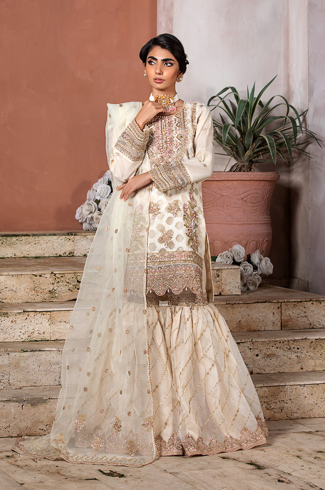 Diara Couture | Tabeer Wedding Formals | SHAHNOOR by Diara Couture - Designer Dress - Type: Ladies Clothes - Available at Libayah - 100% Original
