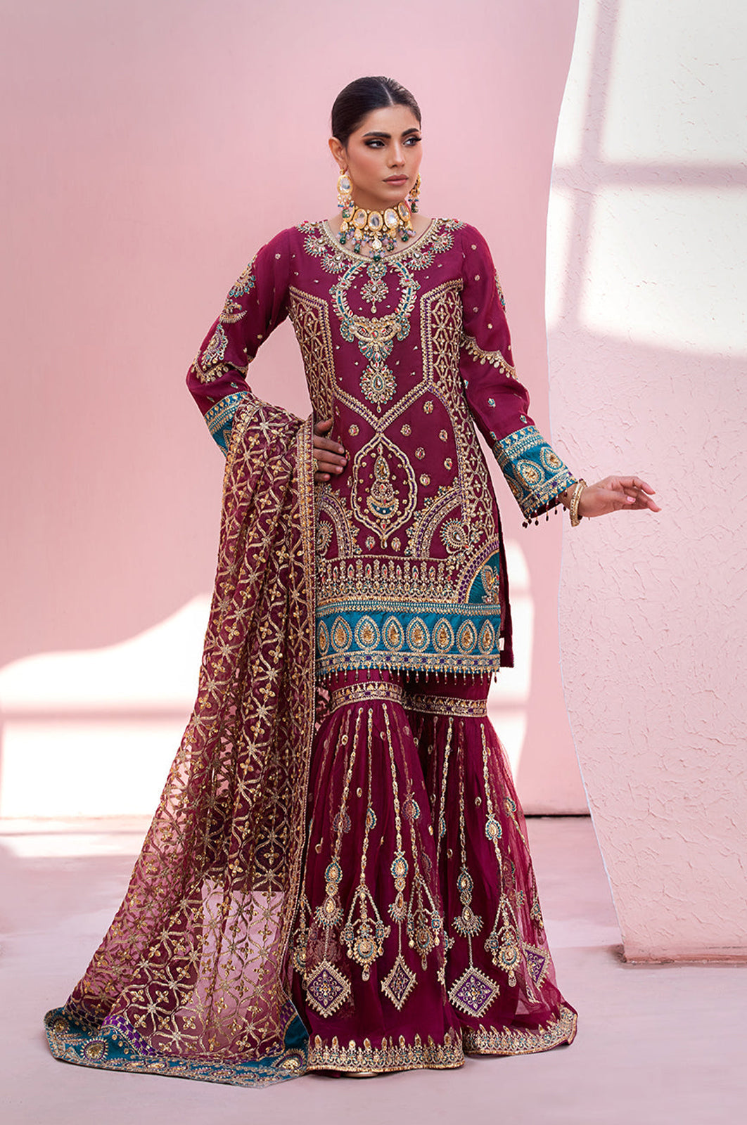 Diara Couture | Tabeer Wedding Formals | ZONAISHA by Diara Couture - Designer Dress - Type: Ladies Clothes - Available at Libayah - 100% Original
