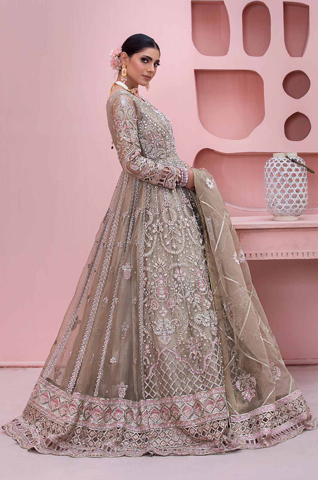 Diara Couture | Tabeer Wedding Formals | ZAINA by Diara Couture - Designer Dress - Type: Ladies Clothes - Available at Libayah - 100% Original