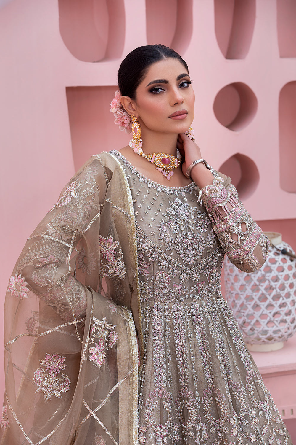 Diara Couture | Tabeer Wedding Formals | ZAINA by Diara Couture - Designer Dress - Type: Ladies Clothes - Available at Libayah - 100% Original