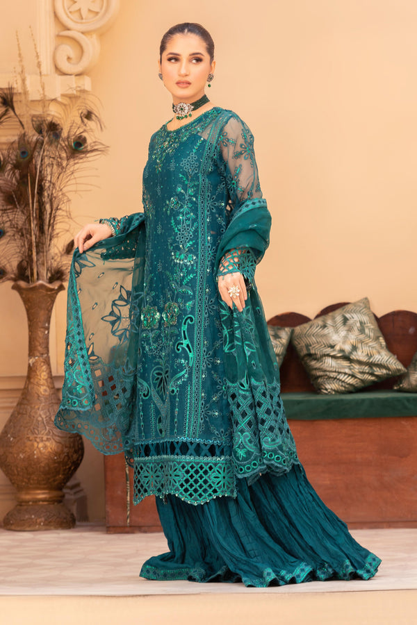 Diara Couture | Tehzeeb Wedding Formals | FALAH by Diara Couture - Designer Dress - Type: Ladies Clothes - Available at Libayah - 100% Original