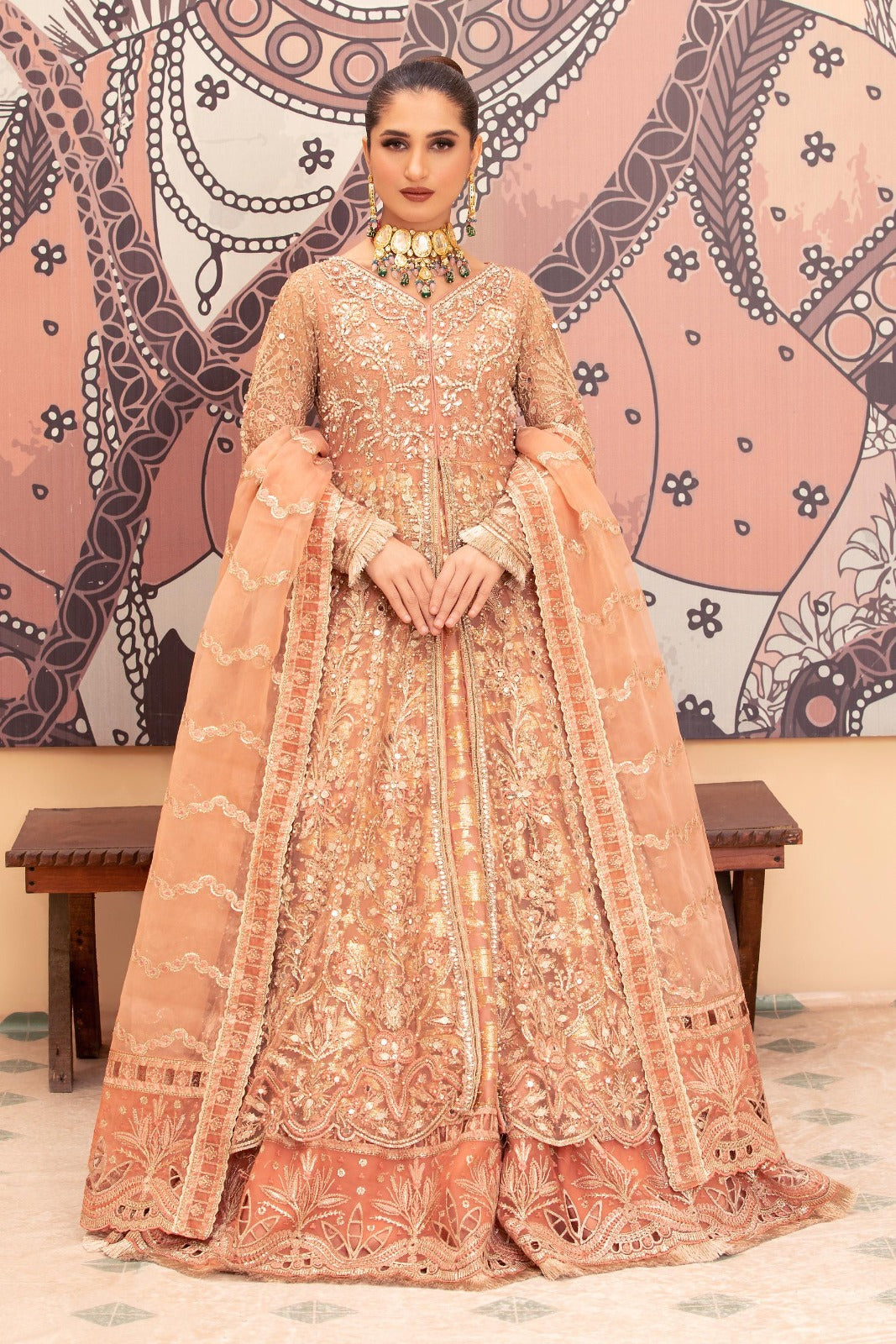 Diara Couture | Tehzeeb Wedding Formals | R. VOWS by Diara Couture - Designer Dress - Type: Ladies Clothes - Available at Libayah - 100% Original