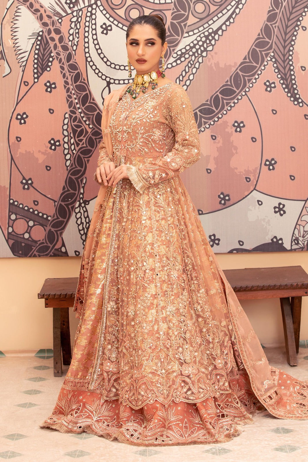 Diara Couture | Tehzeeb Wedding Formals | R. VOWS by Diara Couture - Designer Dress - Type: Ladies Clothes - Available at Libayah - 100% Original
