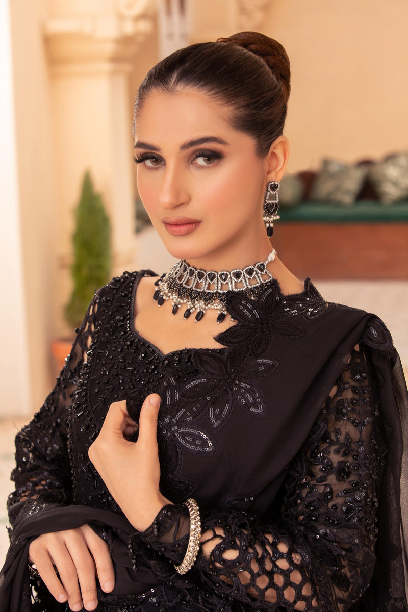 Diara Couture | Tehzeeb Wedding Formals | BLACK NOIR by Diara Couture - Designer Dress - Type: Ladies Clothes - Available at Libayah - 100% Original