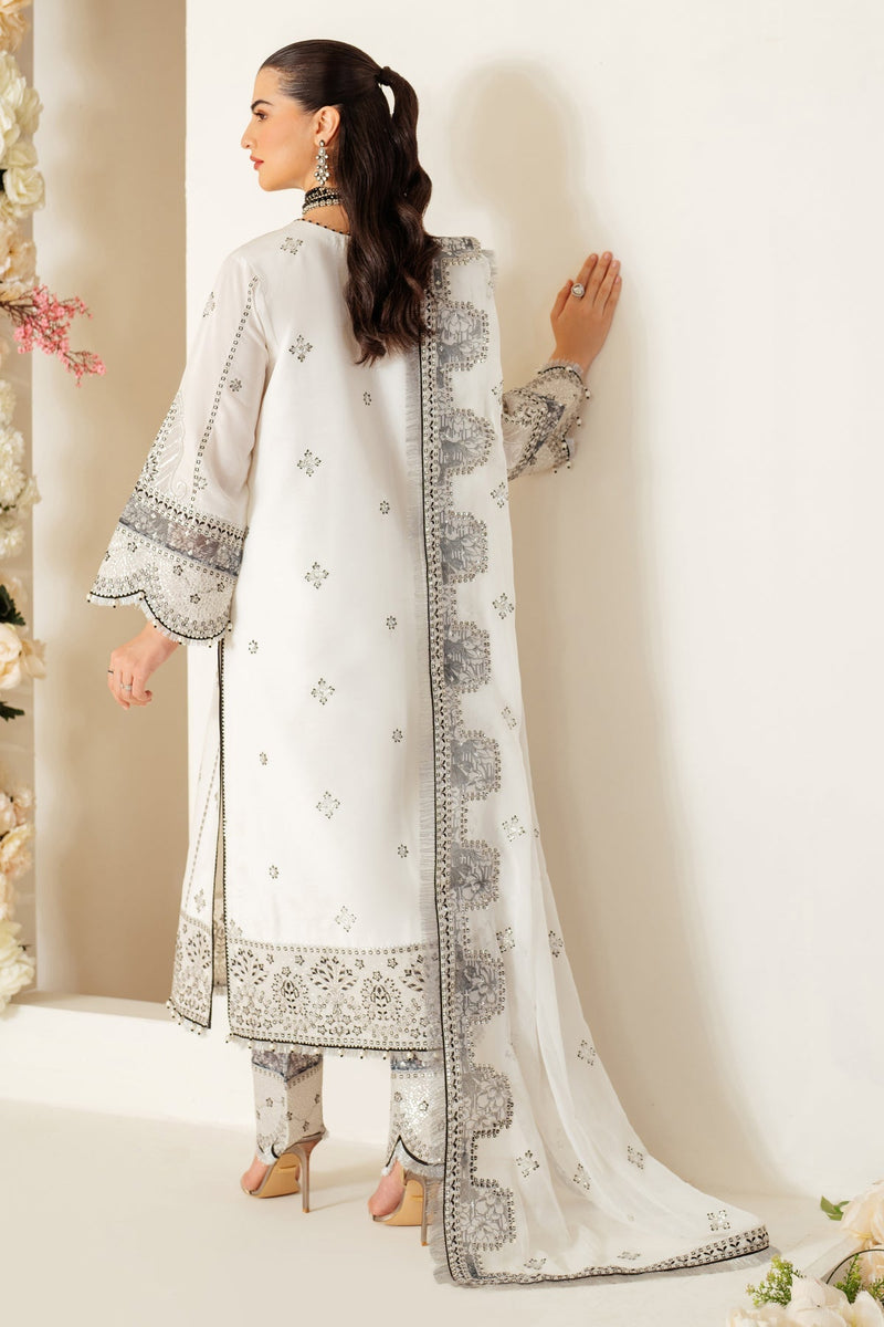Alizeh | Luxury Raw Silk | AF-RS-04-DOVE by Alizeh - Designer Dress - Type: Ladies Clothes - Available at Libayah - 100% Original