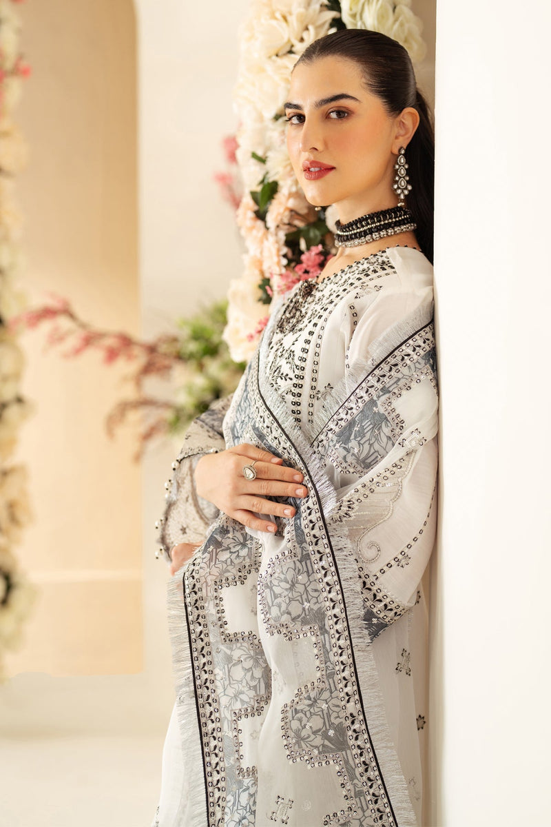 Alizeh | Luxury Raw Silk | AF-RS-04-DOVE by Alizeh - Designer Dress - Type: Ladies Clothes - Available at Libayah - 100% Original