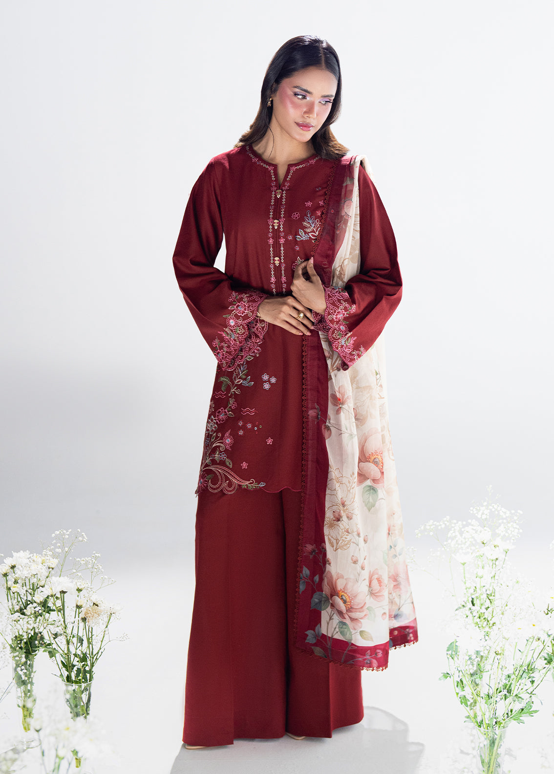 Sahane | Blush n Bliss Premium | LP63003 Mulberry by Sahane - Designer Dress  - Type : Ladies Clothes - Available at Libayah - 100% Original 
