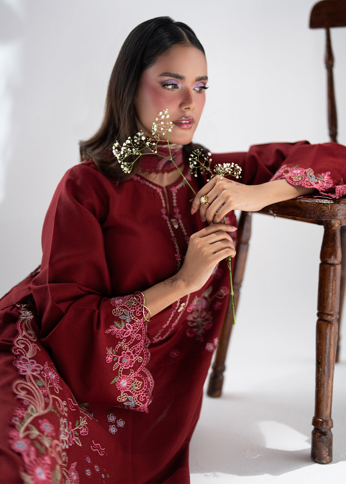 Sahane | Blush n Bliss Premium | LP63003 Mulberry by Sahane - Designer Dress  - Type : Ladies Clothes - Available at Libayah - 100% Original 