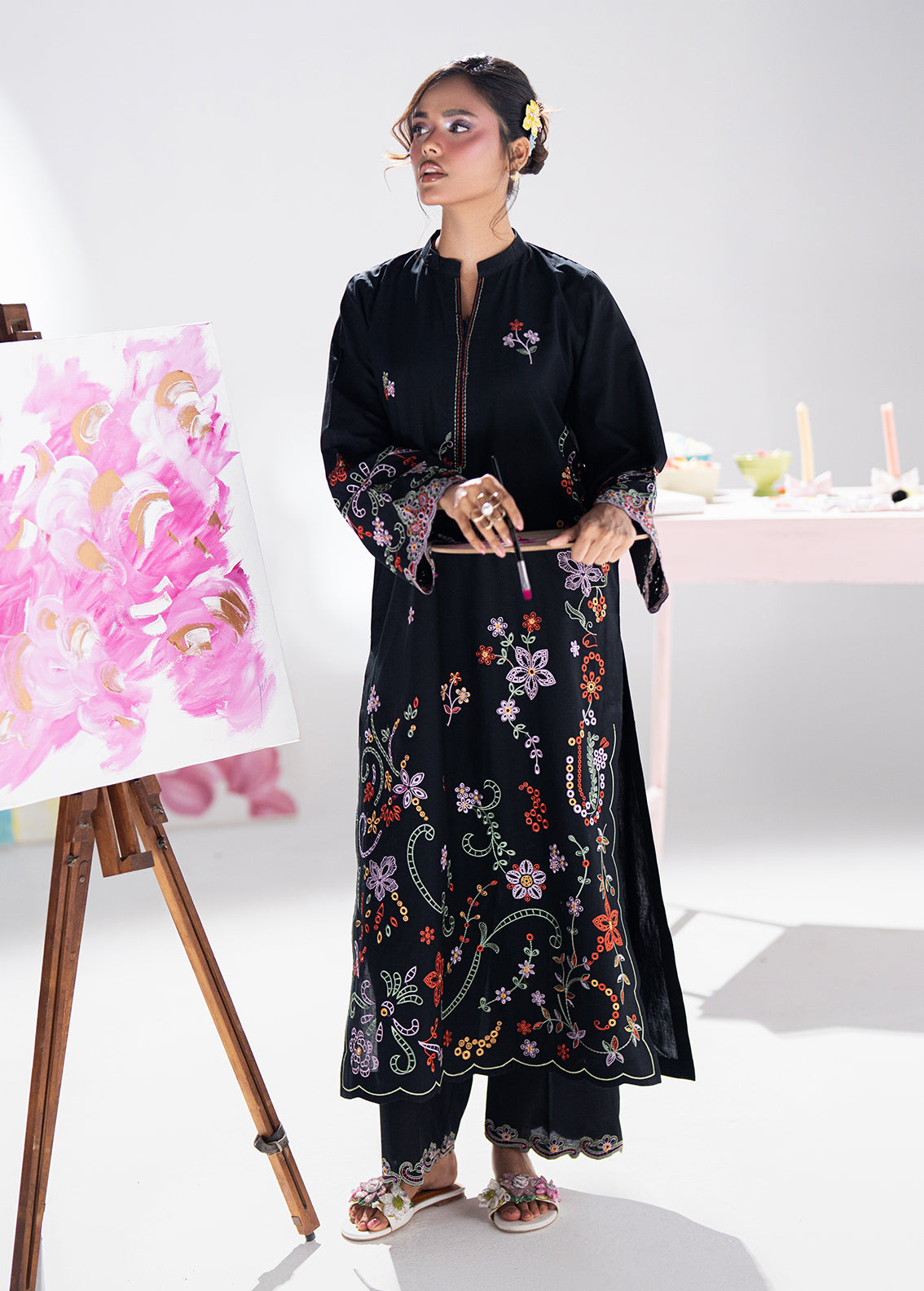 Sahane | Blush n Bliss Premium | LP63006 Midnight Petal by Sahane - Designer Dress  - Type : Ladies Clothes - Available at Libayah - 100% Original 