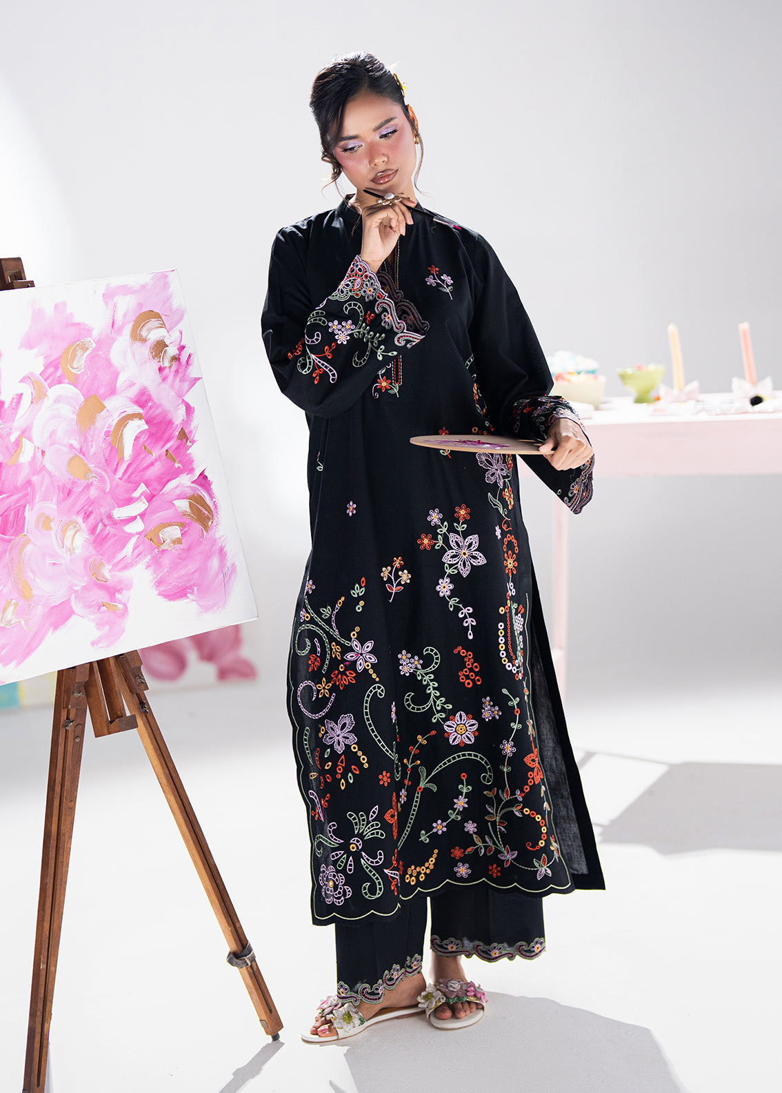 Sahane | Blush n Bliss Premium | LP63006 Midnight Petal by Sahane - Designer Dress  - Type : Ladies Clothes - Available at Libayah - 100% Original 