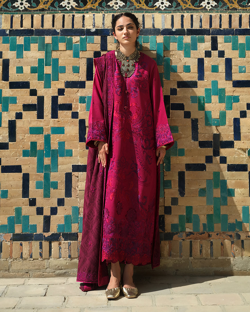 Mushq | Bukhara Winter Edit | Dusk Whisper by Mushq - Designer Dress  - Type : Ladies Clothes - Available at Libayah - 100% Original 
