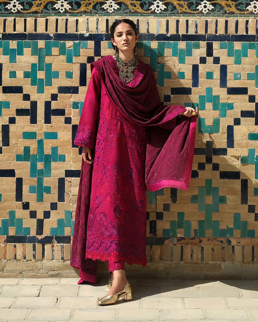 Mushq | Bukhara Winter Edit | Dusk Whisper by Mushq - Designer Dress  - Type : Ladies Clothes - Available at Libayah - 100% Original 