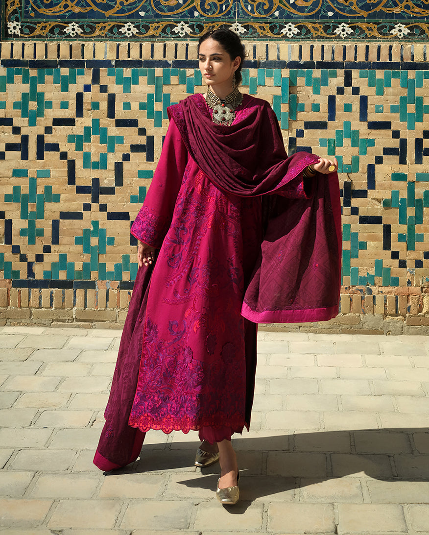 Mushq | Bukhara Winter Edit | Dusk Whisper by Mushq - Designer Dress  - Type : Ladies Clothes - Available at Libayah - 100% Original 