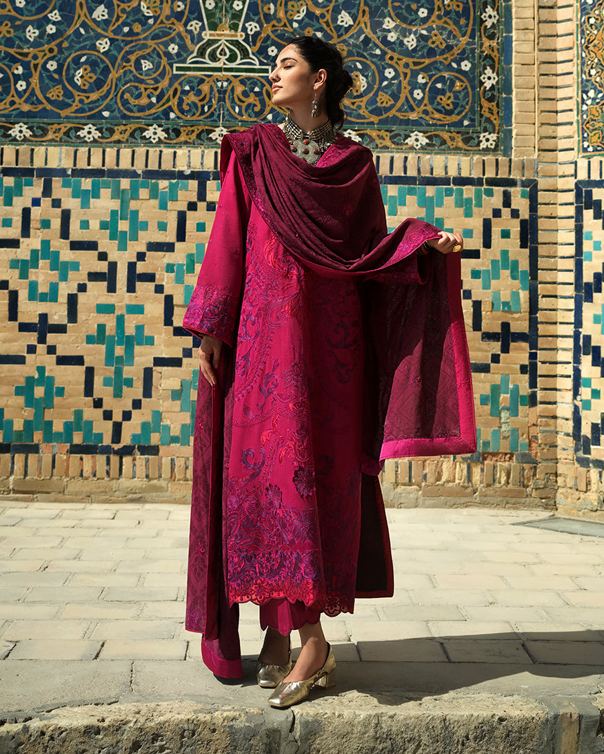 Mushq | Bukhara Winter Edit | Dusk Whisper by Mushq - Designer Dress  - Type : Ladies Clothes - Available at Libayah - 100% Original 
