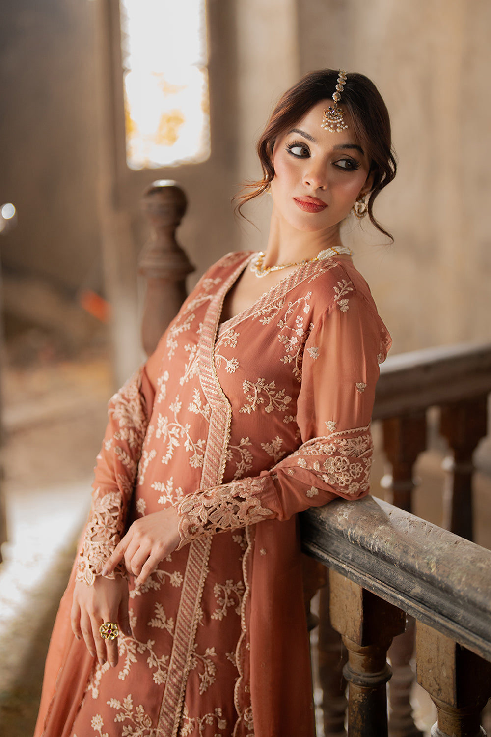 Azure | Ensembles | Dusky Bloom by Azure - Designer Dress  - Type : Ladies Clothes - Available at Libayah - 100% Original 