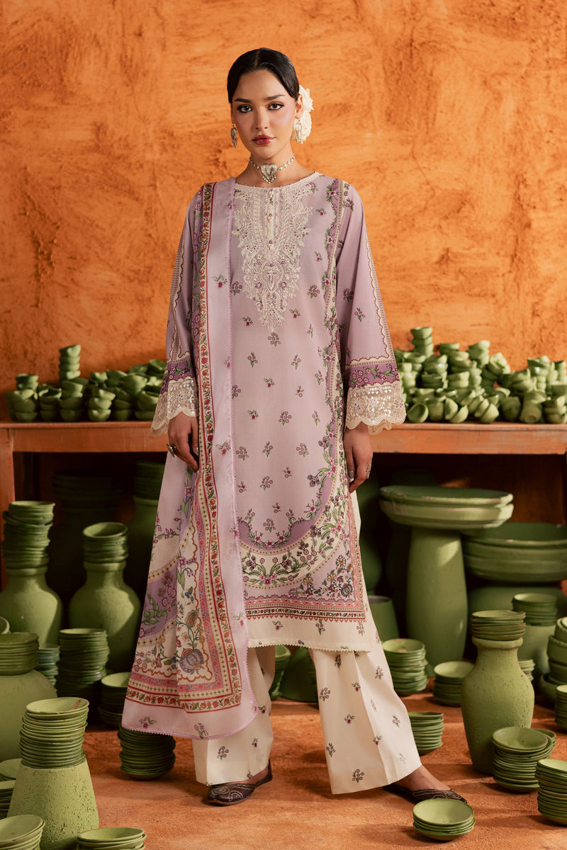 Batik | Festive Eid 26 | Dusty Plum - by Libayah - Registered Vendor of : Batik - 100% Original Designer Dress