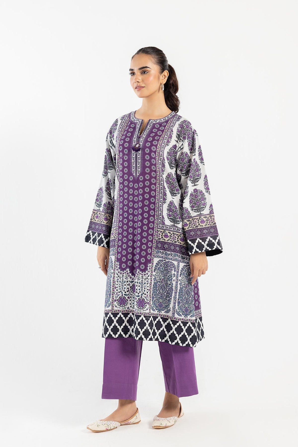 Ethnic | Winter Collection | E0460 by Ethnic - Designer Dress - Type: Ladies Clothes - Available at Libayah - 100% Original