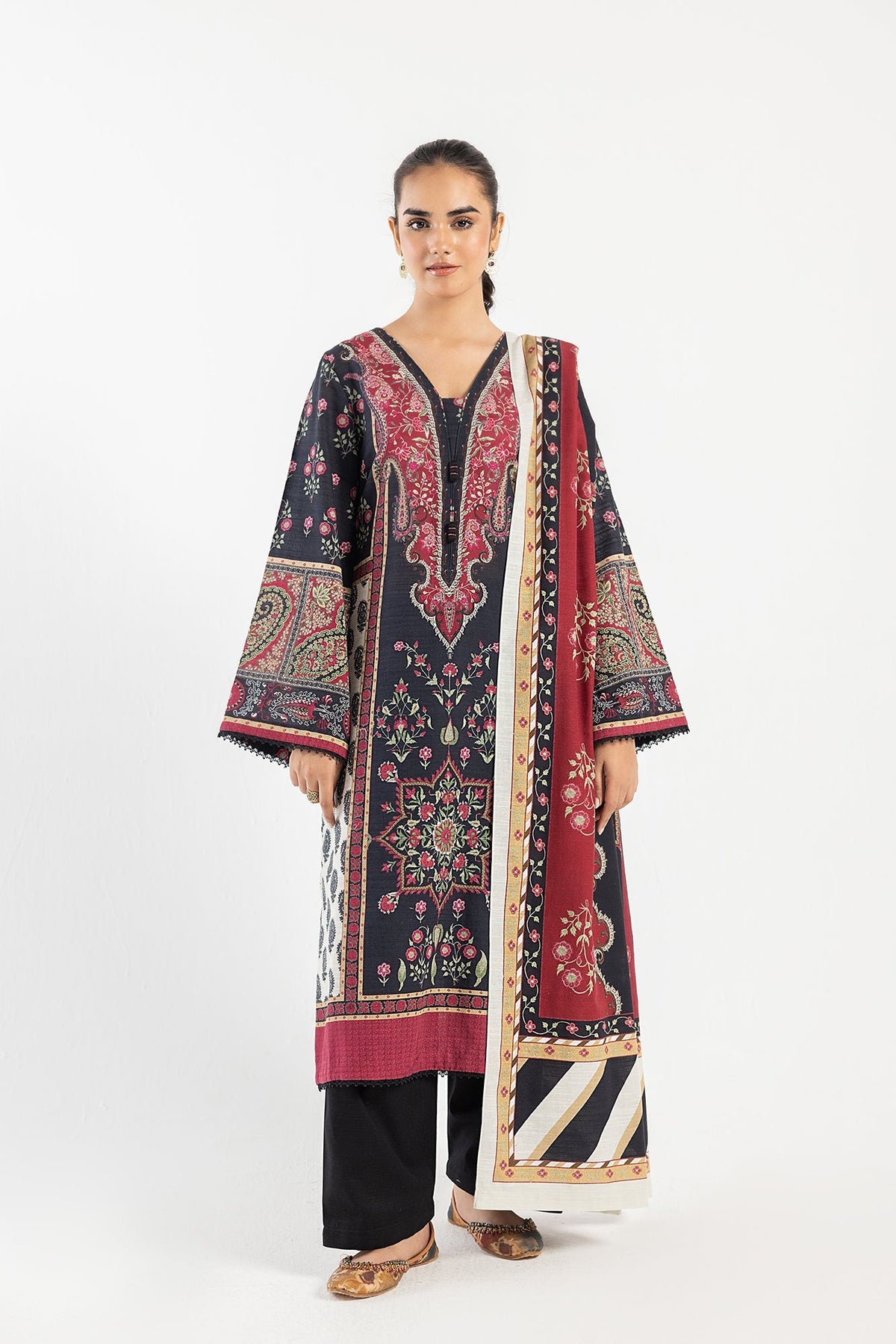 Ethnic | Winter Collection | W0463 by Ethnic - Designer Dress - Type: Ladies Clothes - Available at Libayah - 100% Original