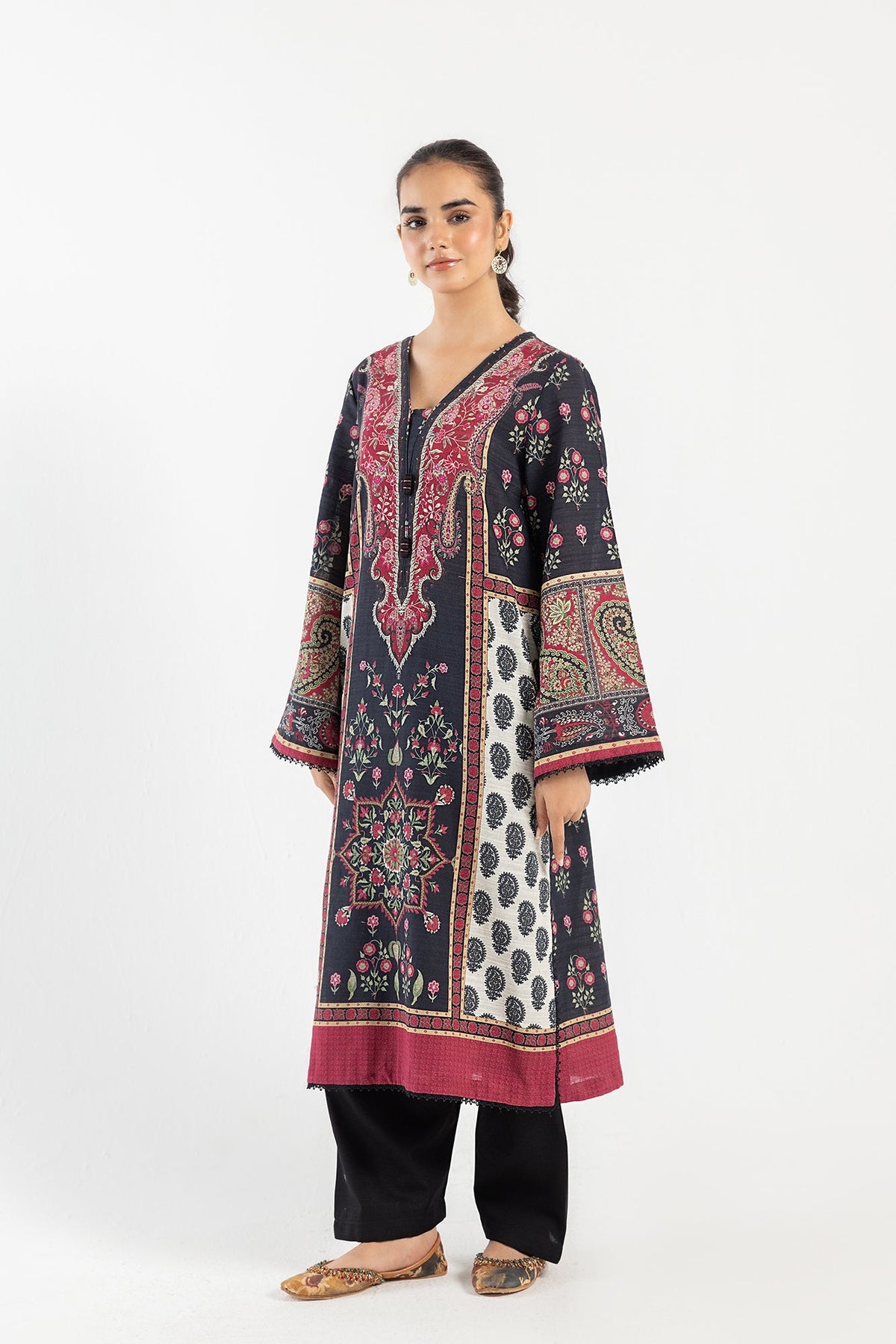 Ethnic | Winter Collection | W0463 by Ethnic - Designer Dress - Type: Ladies Clothes - Available at Libayah - 100% Original