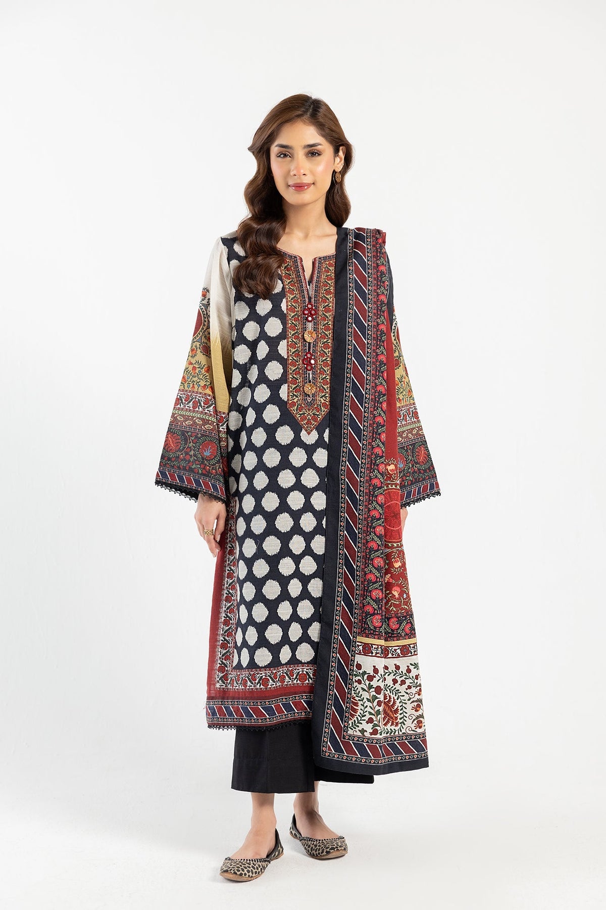 Ethnic | Winter Collection | W0464 by Ethnic - Designer Dress - Type: Ladies Clothes - Available at Libayah - 100% Original