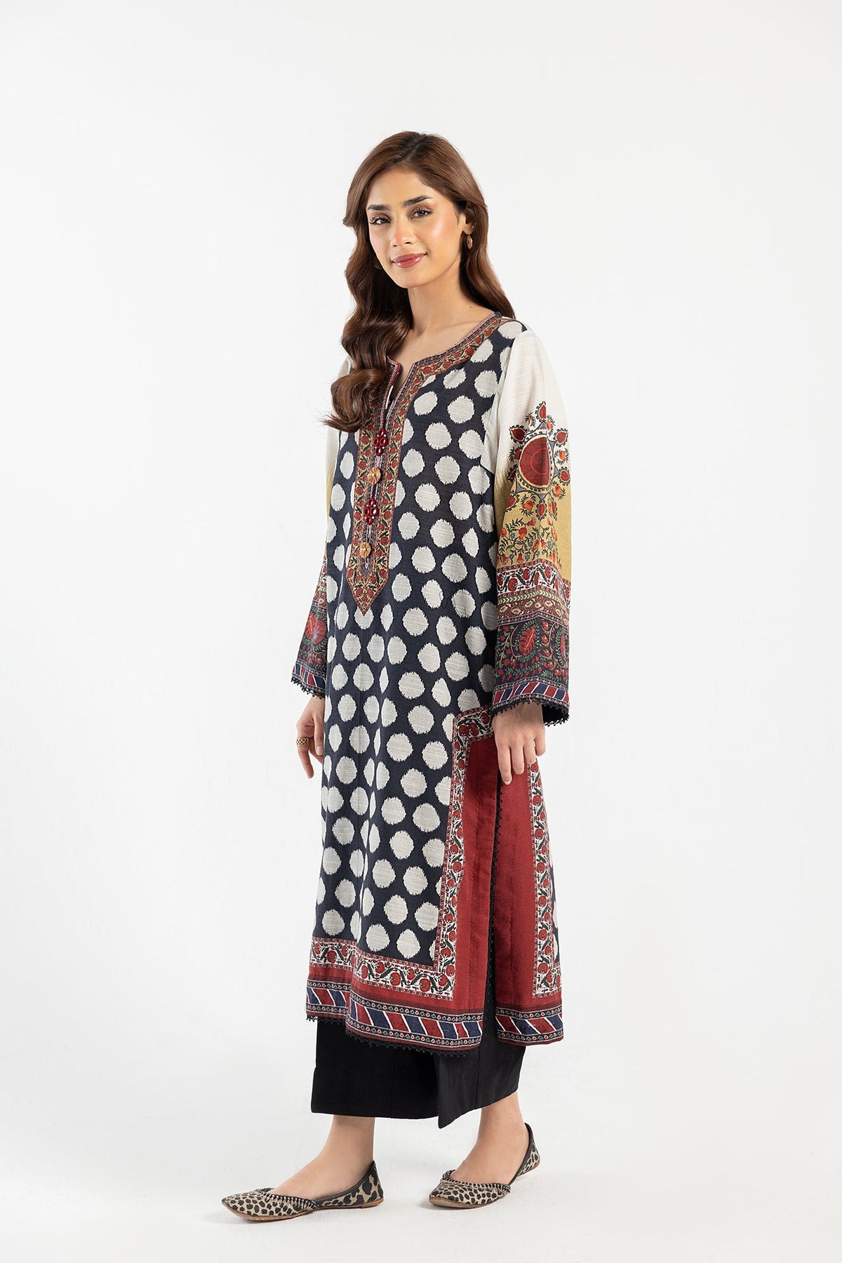 Ethnic | Winter Collection | W0464 by Ethnic - Designer Dress - Type: Ladies Clothes - Available at Libayah - 100% Original
