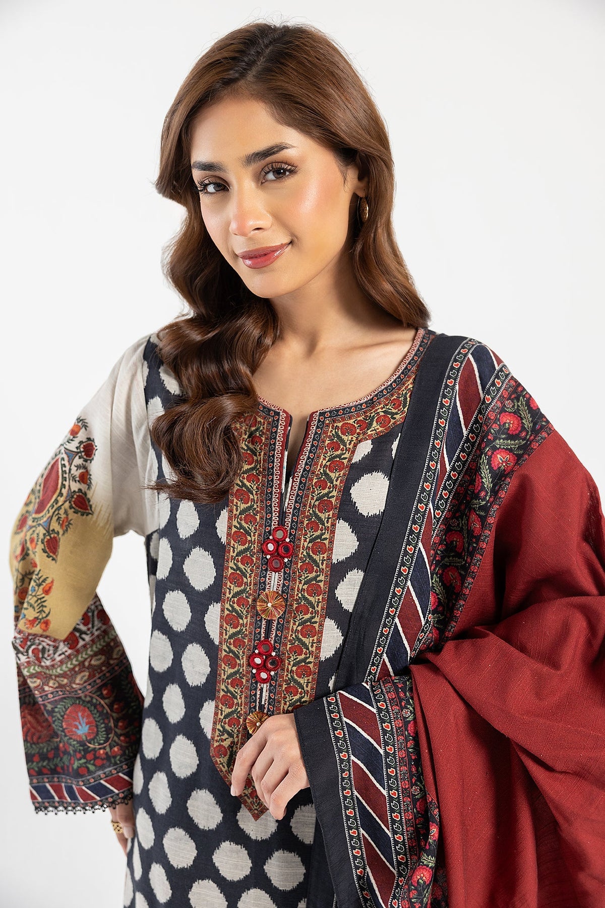 Ethnic | Winter Collection | W0464 by Ethnic - Designer Dress - Type: Ladies Clothes - Available at Libayah - 100% Original