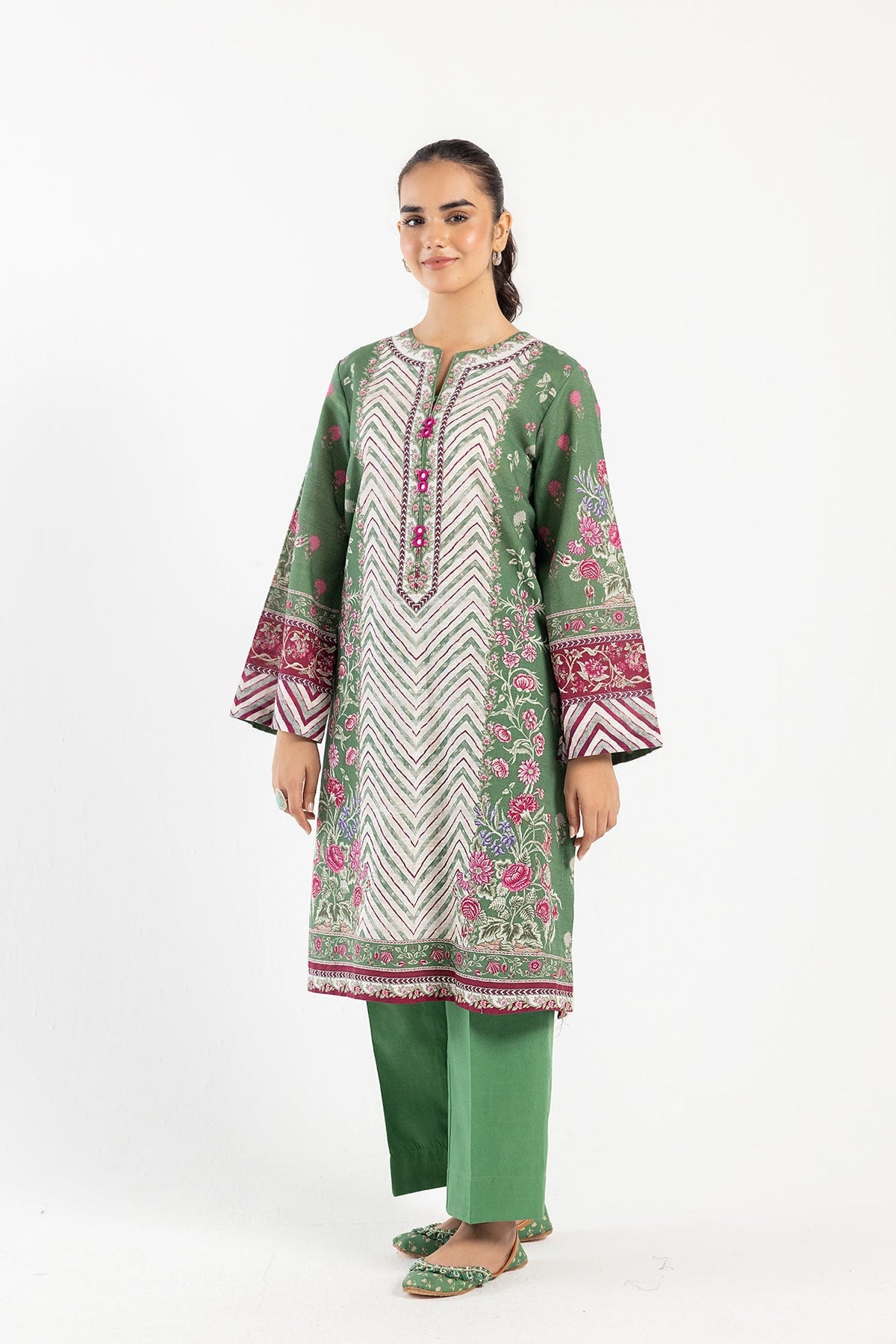 Ethnic | Winter Collection | E0465 by Ethnic - Designer Dress - Type: Ladies Clothes - Available at Libayah - 100% Original